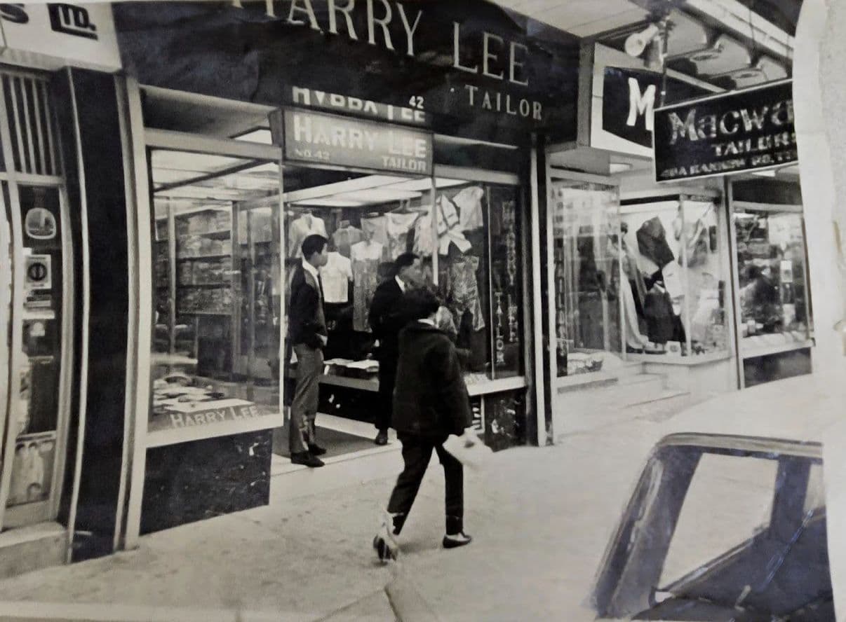 Another view of Harry Lee's storefront in 1967