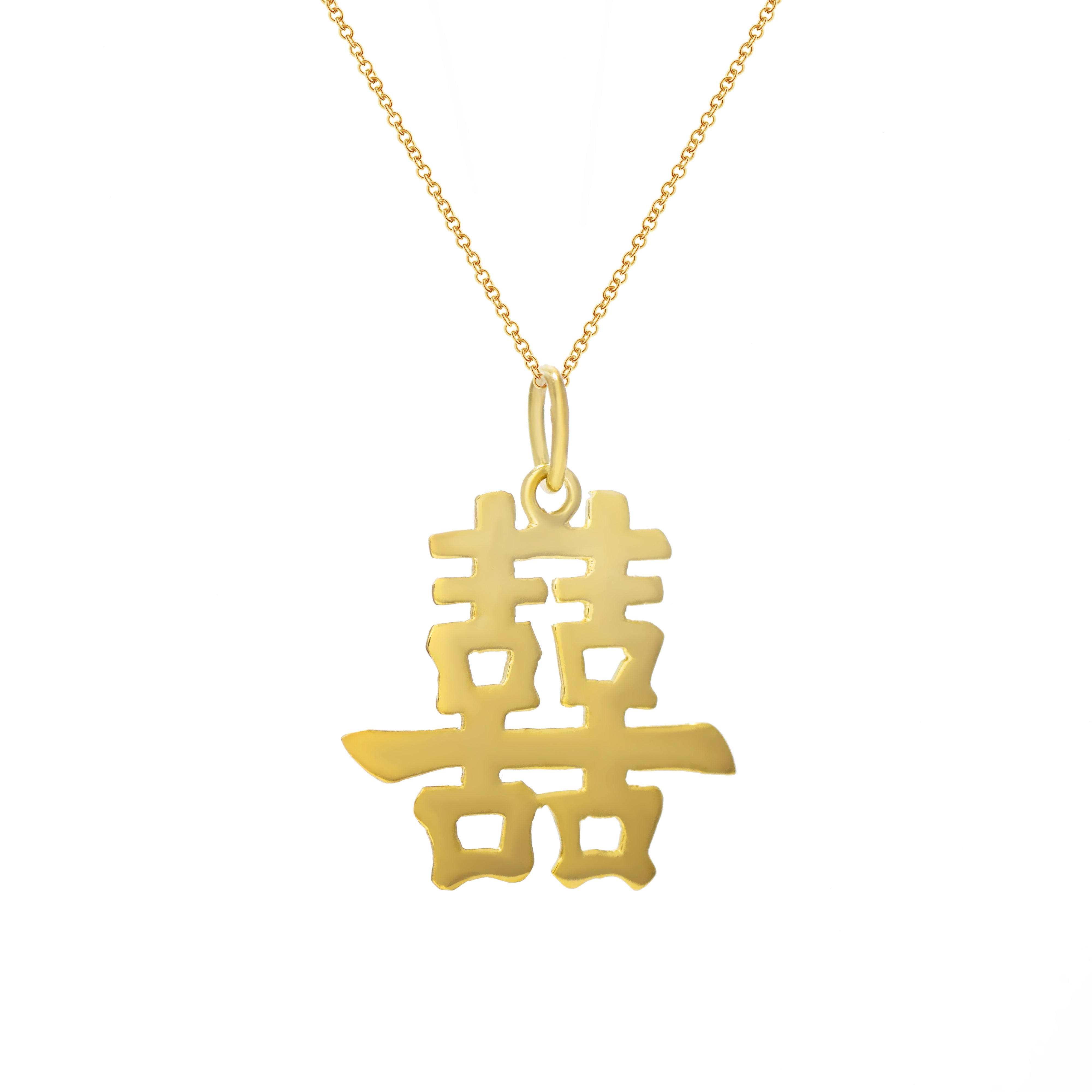 Double happiness 2025 symbol jewelry